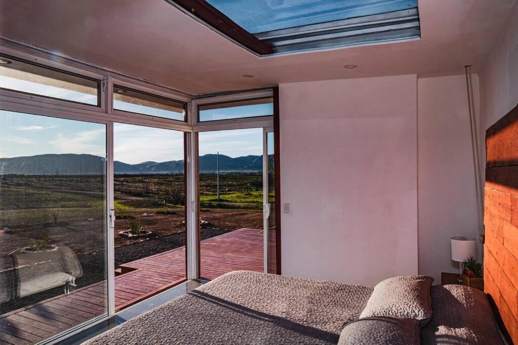 Cabana El Alamo Con Jacuzzi Villa Valle de Guadalupe Exteriör bild
