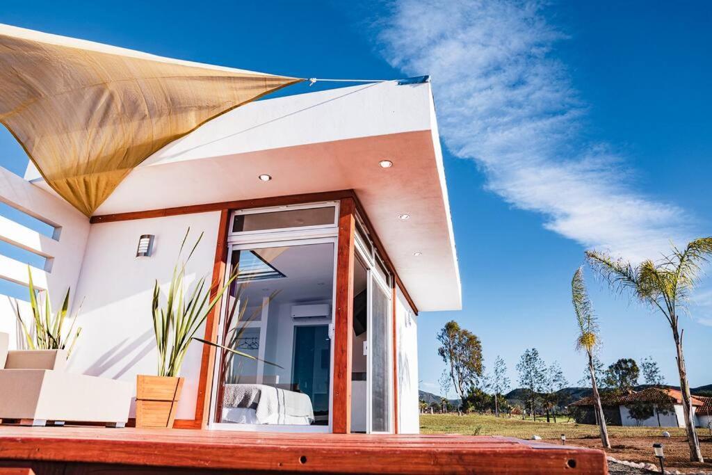 Cabana El Alamo Con Jacuzzi Villa Valle de Guadalupe Exteriör bild