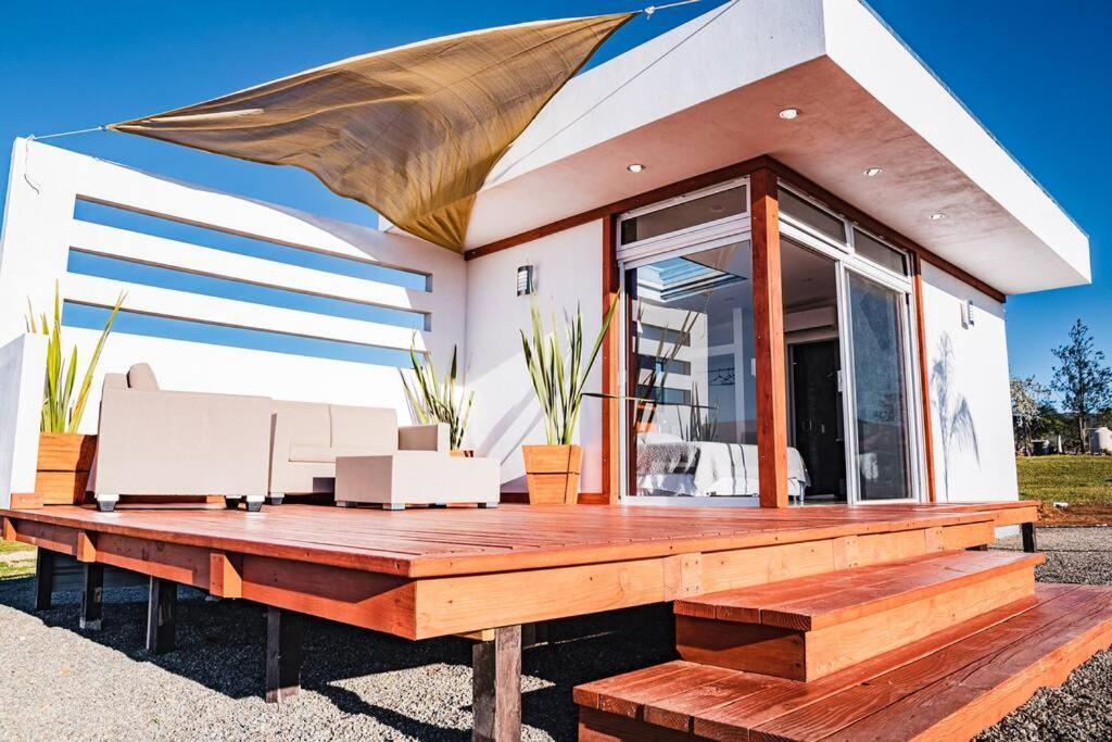 Cabana El Alamo Con Jacuzzi Villa Valle de Guadalupe Exteriör bild