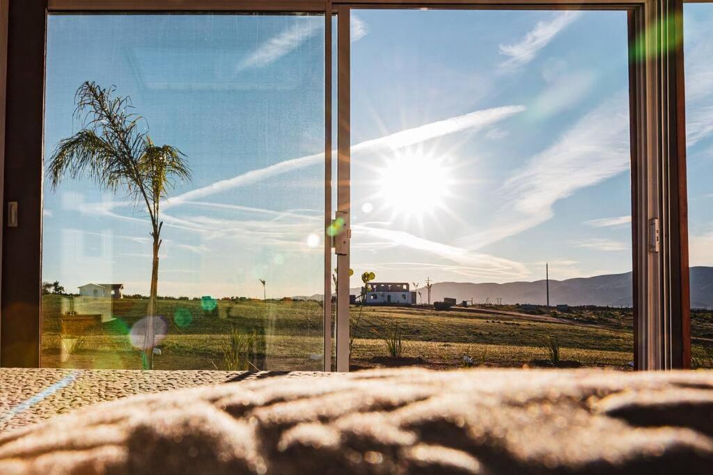 Cabana El Alamo Con Jacuzzi Villa Valle de Guadalupe Exteriör bild