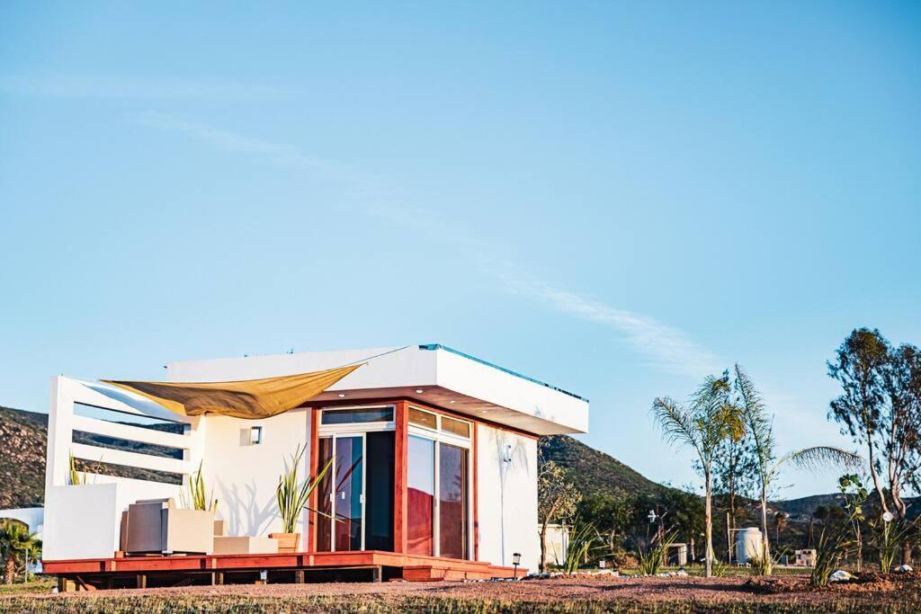 Cabana El Alamo Con Jacuzzi Villa Valle de Guadalupe Exteriör bild