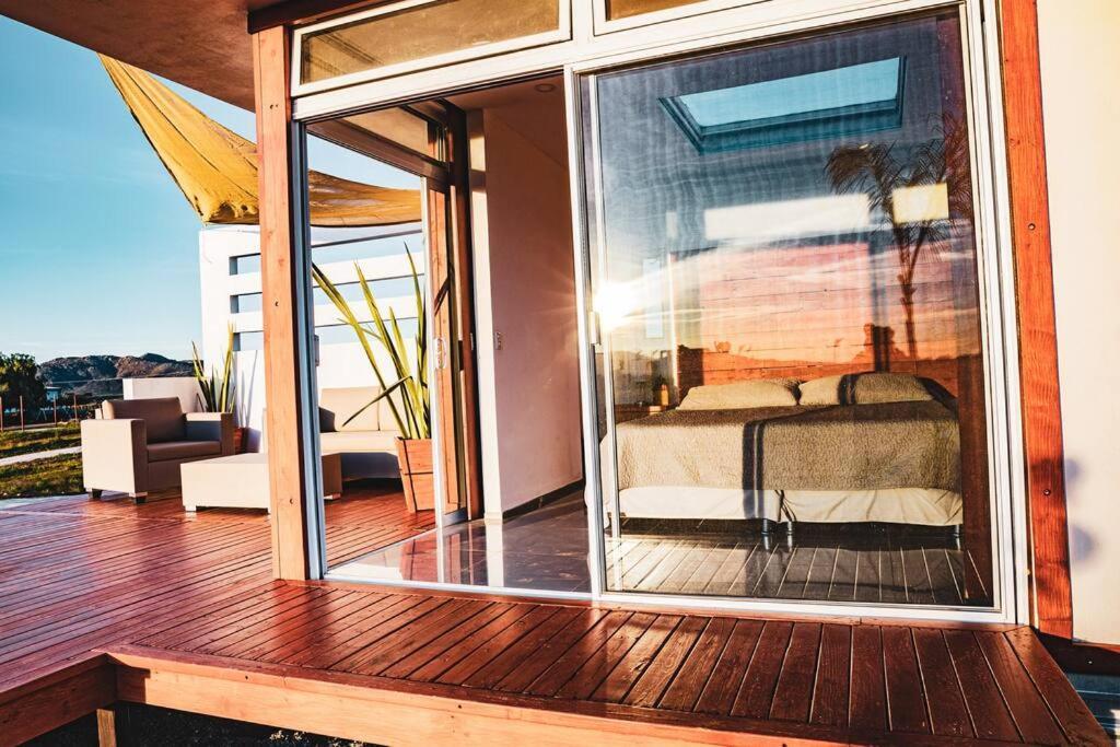 Cabana El Alamo Con Jacuzzi Villa Valle de Guadalupe Exteriör bild