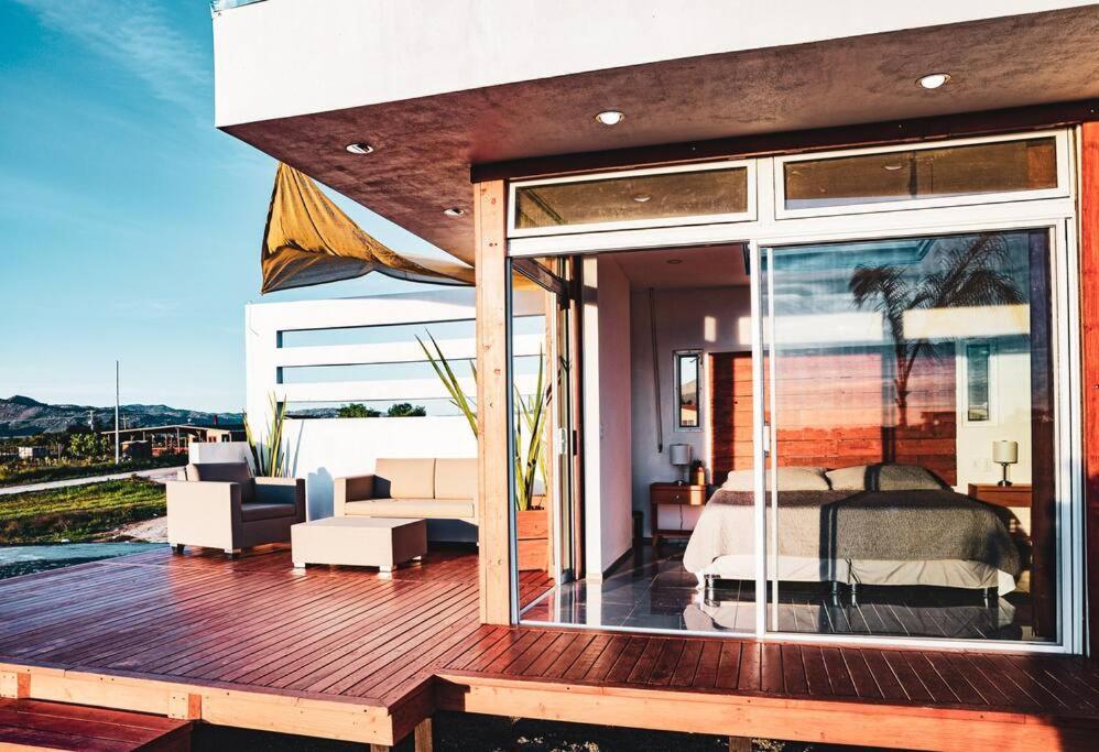 Cabana El Alamo Con Jacuzzi Villa Valle de Guadalupe Exteriör bild