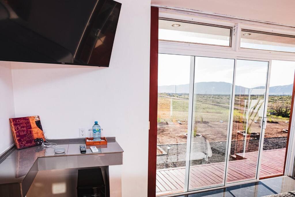 Cabana El Alamo Con Jacuzzi Villa Valle de Guadalupe Exteriör bild