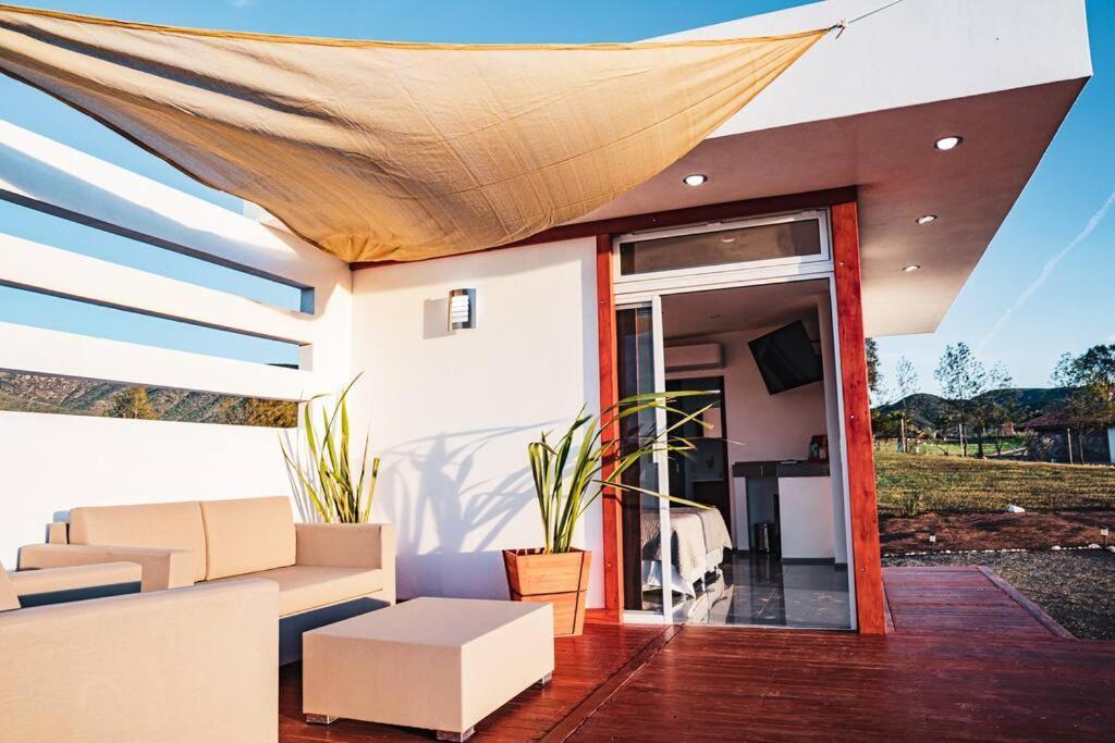 Cabana El Alamo Con Jacuzzi Villa Valle de Guadalupe Exteriör bild