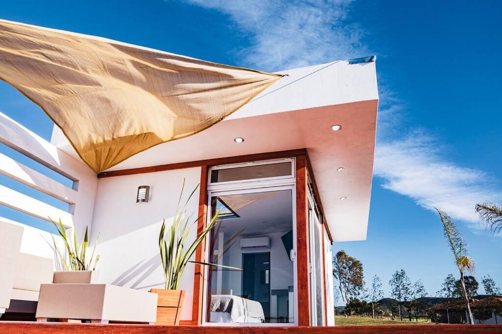 Cabana El Alamo Con Jacuzzi Villa Valle de Guadalupe Exteriör bild