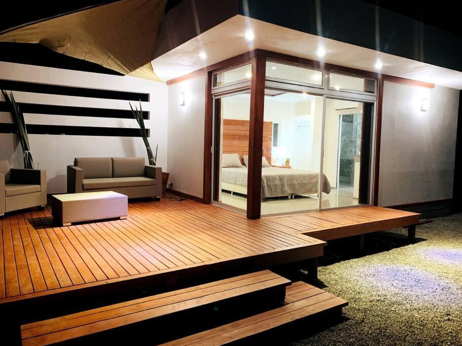 Cabana El Alamo Con Jacuzzi Villa Valle de Guadalupe Exteriör bild