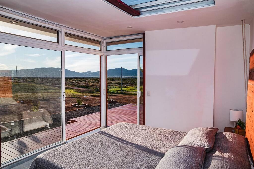 Cabana El Alamo Con Jacuzzi Villa Valle de Guadalupe Exteriör bild
